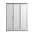 Drehtürenschrank Weiß 150 x 55 x 200 cm MDF Rechteckig
