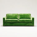 2-Sitzer Sofa Grün 170 x 88 x 85 cm Polyester-Cord Rechteckig